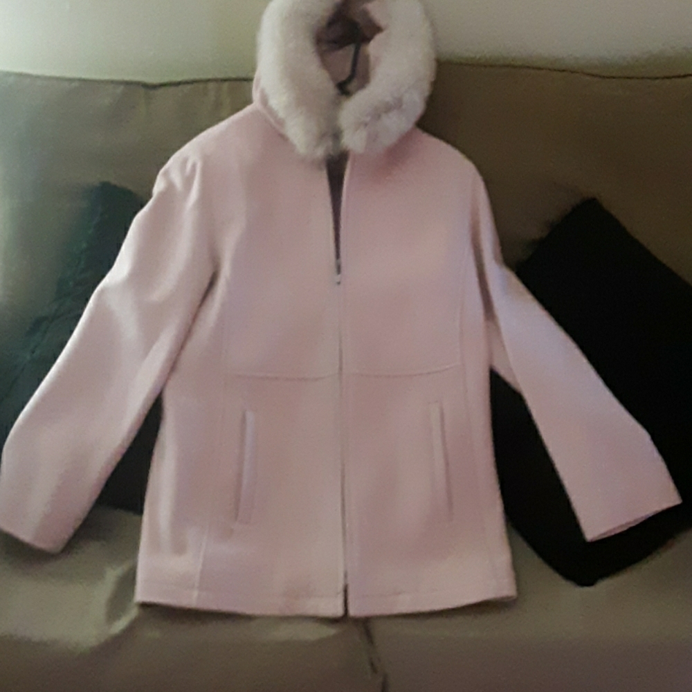 ForeCaster pink coat